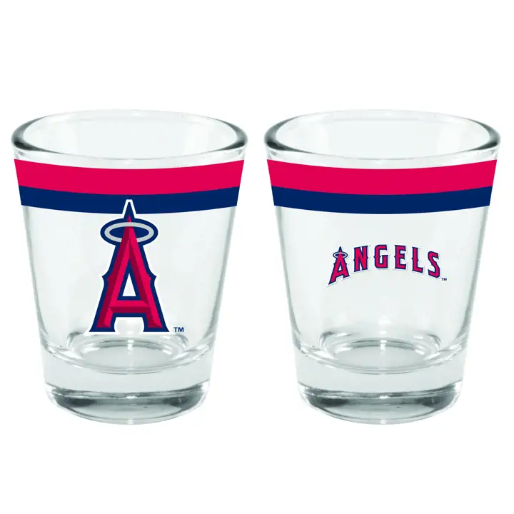 Verre à shot à double bande de 2 oz Los Angeles Angels ast