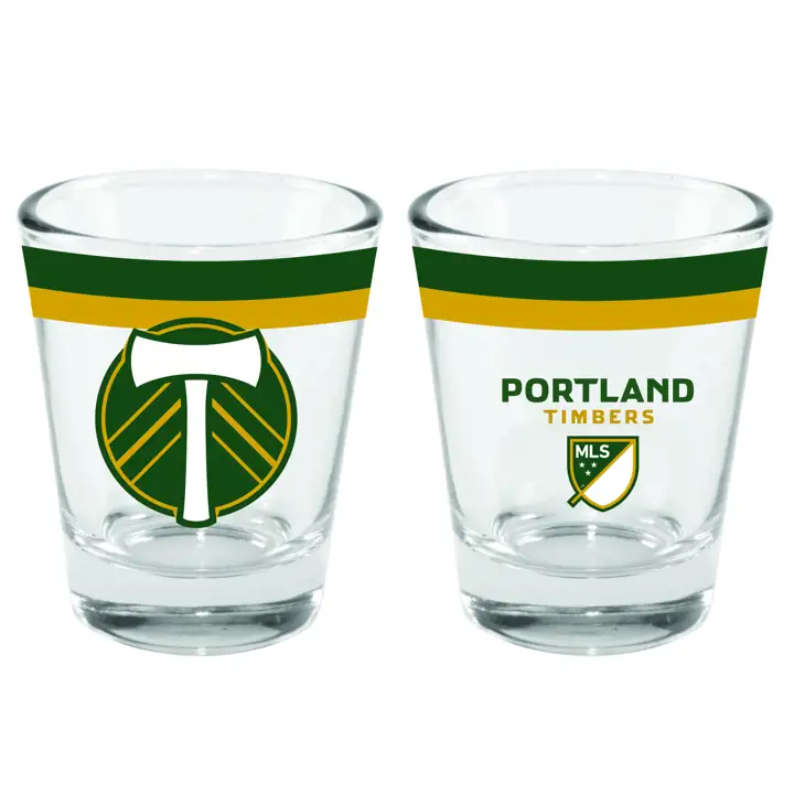 Verre à liqueur Portland Timbers de 60 ml à double bande