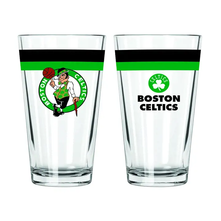 Verre Pinte Boston Celtics 470ml Double Bande