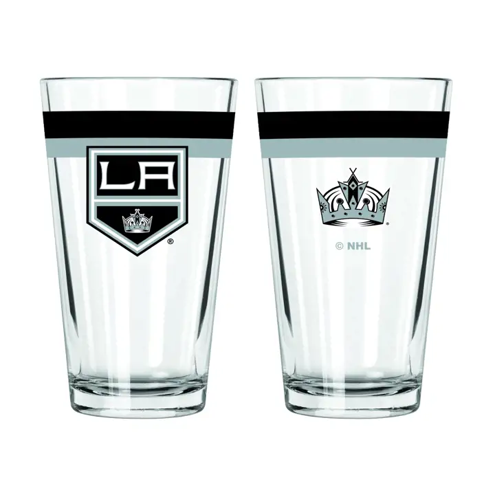 Verre à pinte à double bande Los Angeles Kings de 473 ml