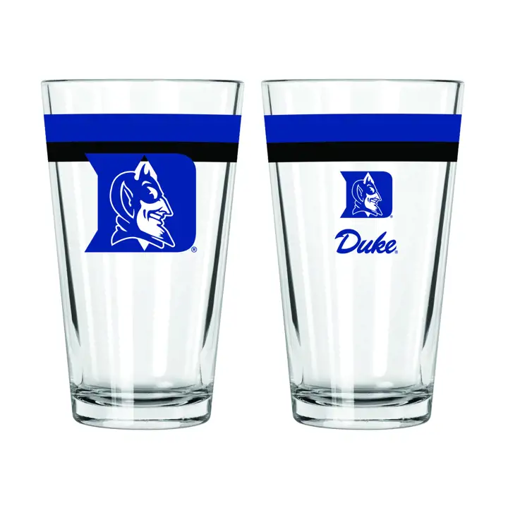 Verre à pinte Duke Blue Devils double bande 16 oz