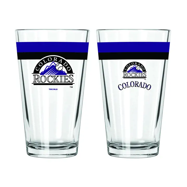 Verre à pinte à double bande Colorado Rockies de 47 cl