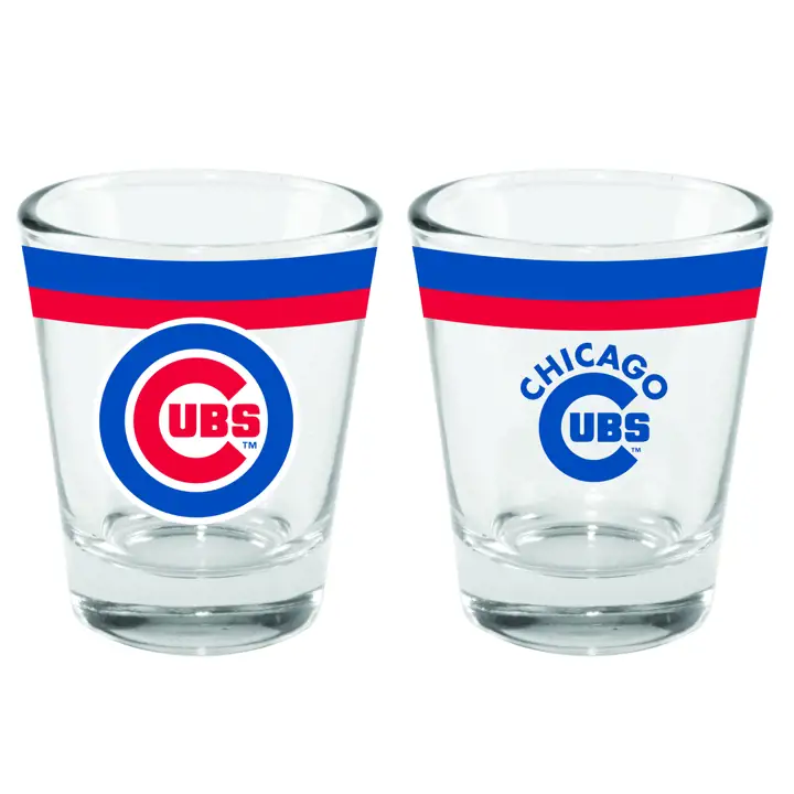 Chicago Cubs Verre à liqueur double bande 56,7 g