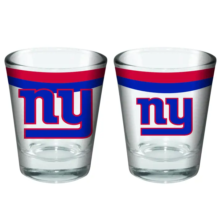 Verre à shot des Giants de New York 2oz avec double bande
