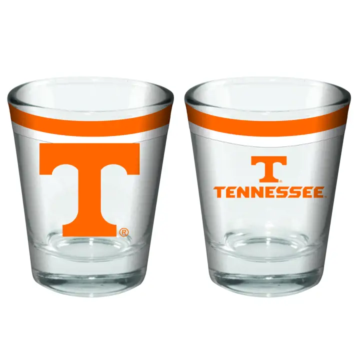 Verre à liqueur double bande 2oz Tennessee Volunteers