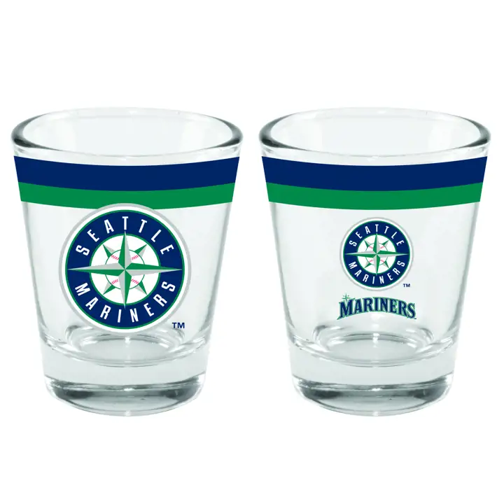 Verre à shot Seattle Mariners 60 ml à double bande