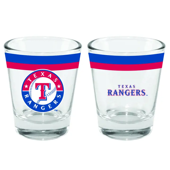 Verre à shot Texas Rangers 2 oz à double bande