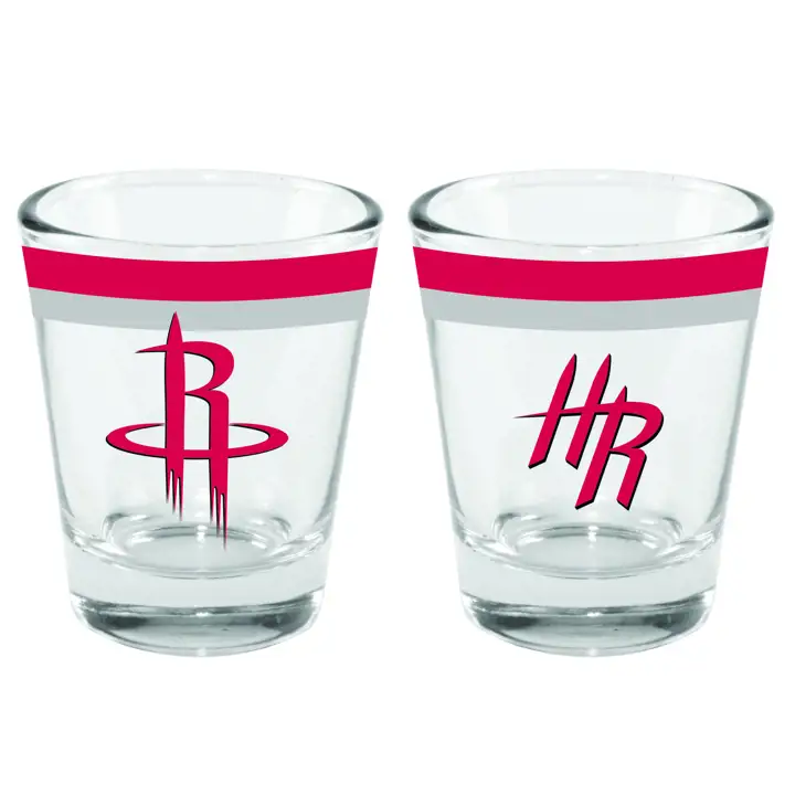 Verre à shot Houston Rockets 2oz double bande