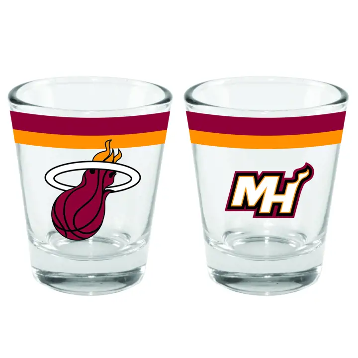 Verre à shot Miami Heat 60 ml à double bande
