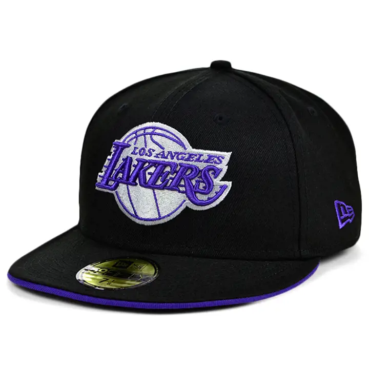 Casquette 59FIFTY NBA Los Angeles Lakers NOIR/GRIS/VIF