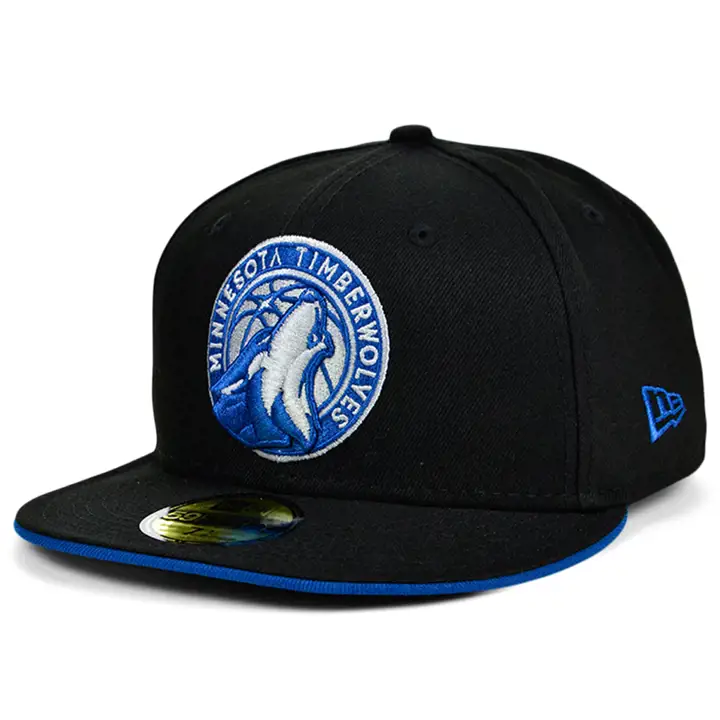 Casquette 59FIFTY Minnesota Timberwolves NBA BLK/GRY/POP BLEUE