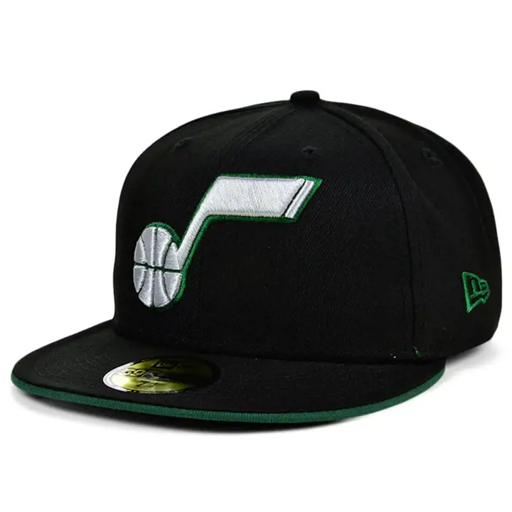 Casquette 59FIFTY Utah Jazz NBA BLK/GRY/POP GRN