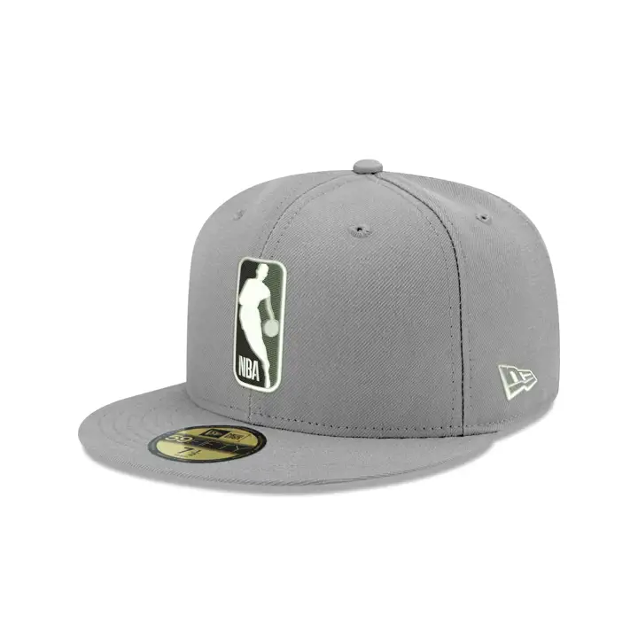 Brooklyn Nets NBA Logo Man 59FIFTY GRY