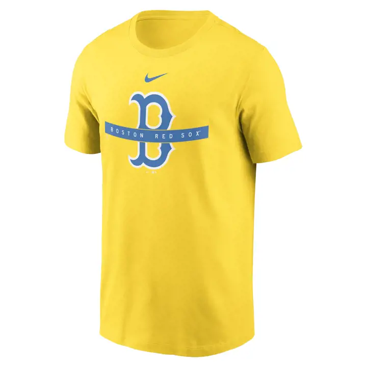 T-shirt Nike MLB City Connect RED SOX jaune