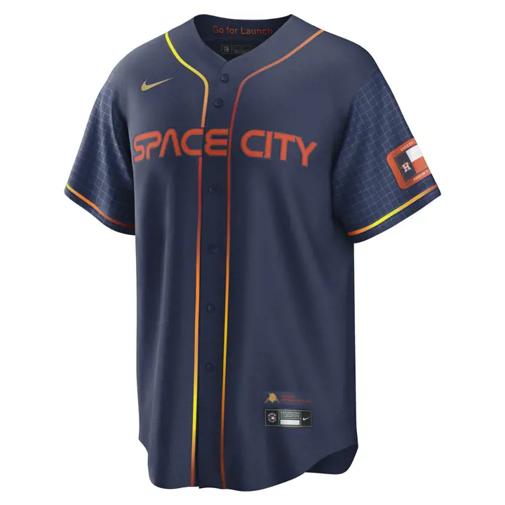 Maillot Astros MLB Nike City Connect Replica MARINE