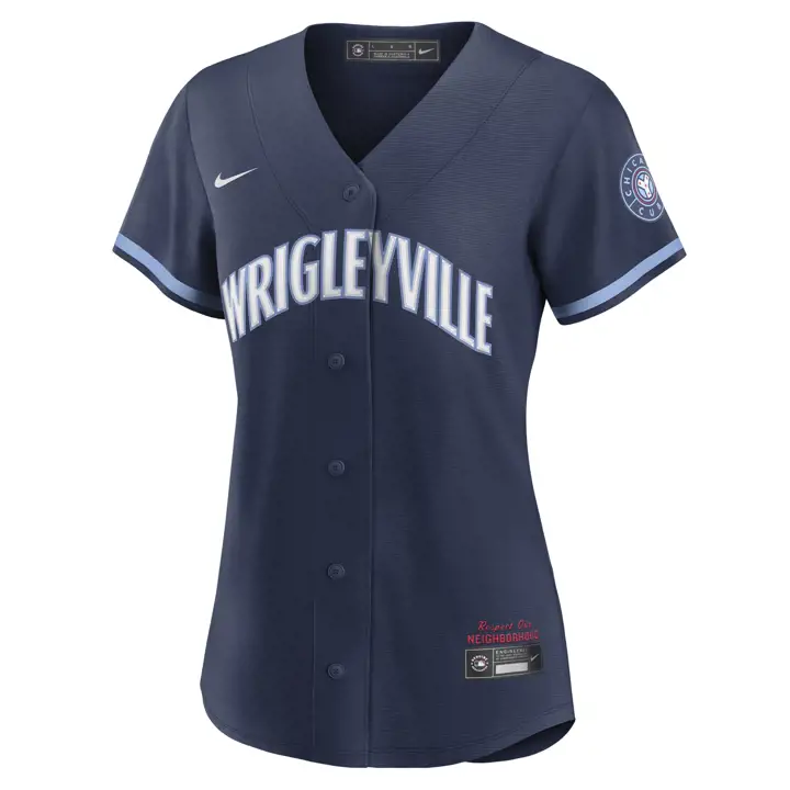 Maillot Replica Femme MLB Chicago Cubs City Connect À Déterminer