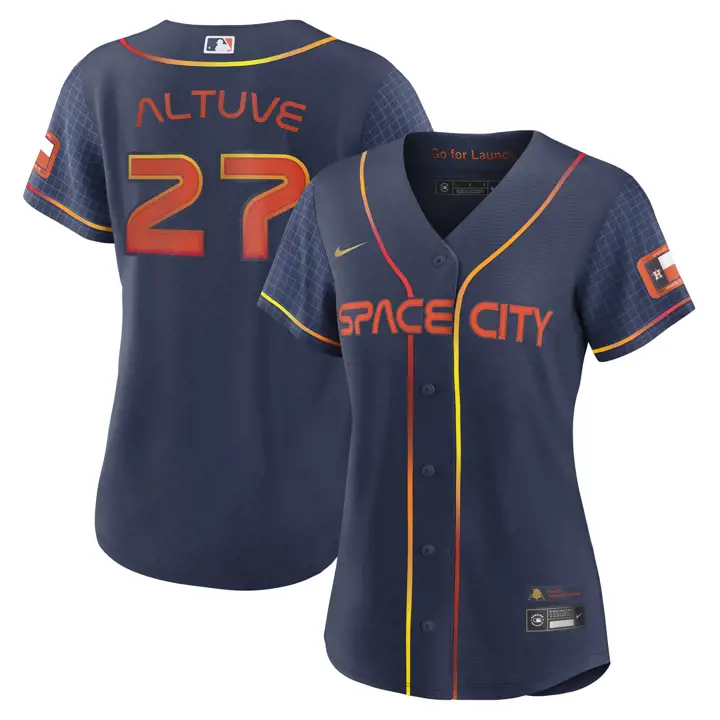 Maillot réplique Astros MLB City Connect pour femme Jose A