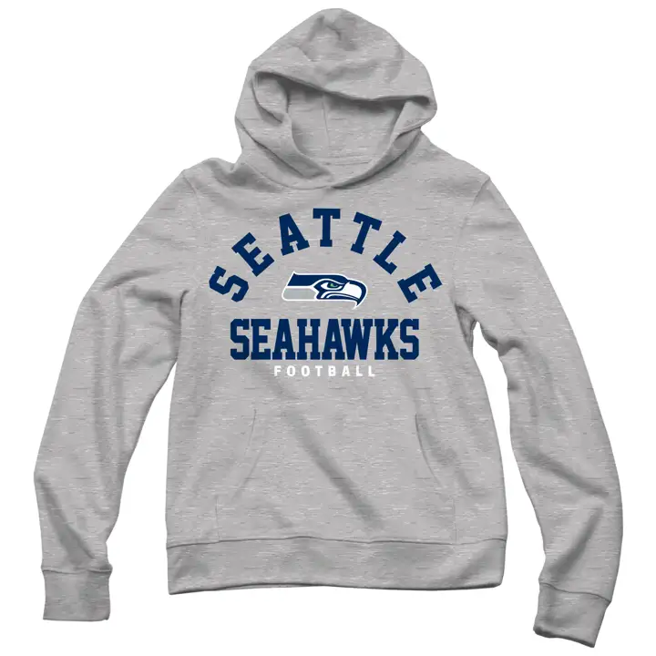 Sweat à capuche Seattle Seahawks NFL Established 20 GRIS