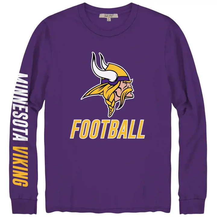 T-shirt à manches longues NFL Zone Read Minnesota Vikings 20 PUR