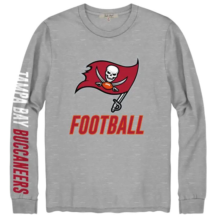 T-Shirt manches longues NFL Zone Read Tampa Bay Buccaneers 20 GRIS