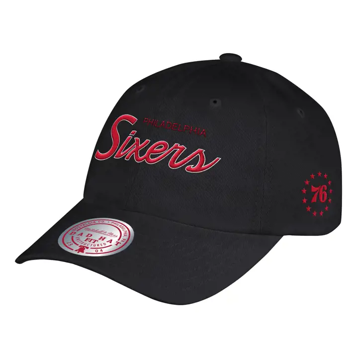 Casquette Philadelphia 76ers HWC Foundation Script Papa NOIRE
