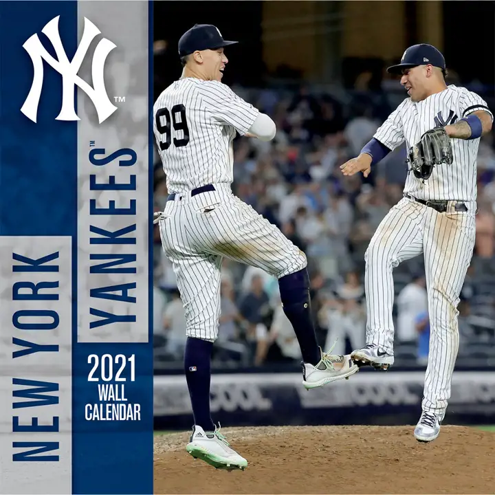 New York Yankees 2021 Calendrier Mural 30x30 cm AST