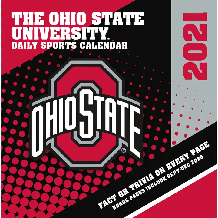 Calendrier de bureau Ohio State Buckeyes 2021