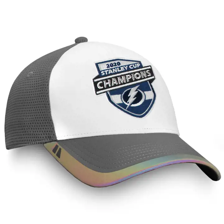 Tampa Bay Lightning 20 Champion Coupe Stanley LNH Adj BLC/GRI