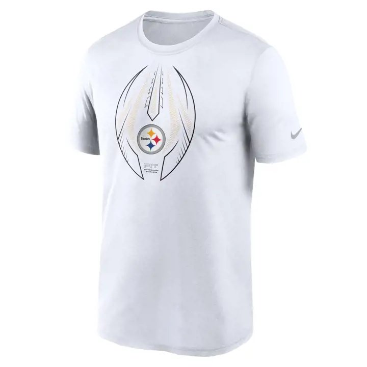 T-shirt NFL Icon Legend Pittsburgh Steelers 21 BLANC