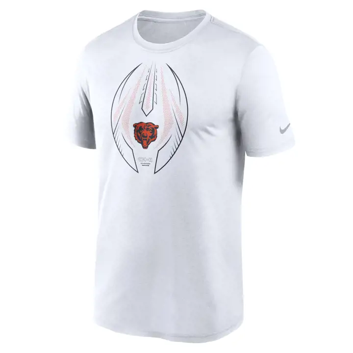 T-shirt Légende Icône NFL Chicago Bears 21 BLANC