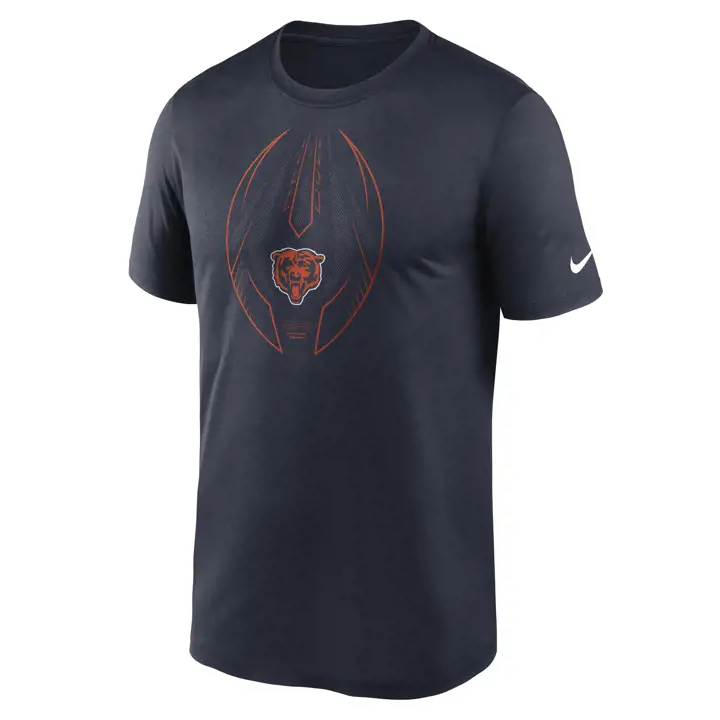 T-shirt emblématique Chicago Bears NFL Legend 21 MARINE