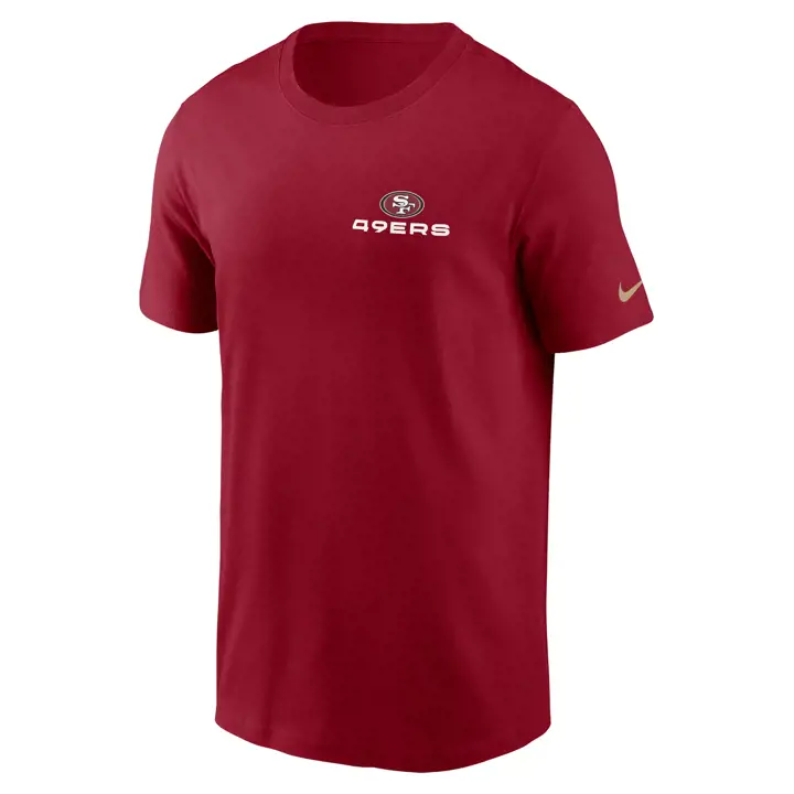 T-shirt NFL San Francisco 49ers Phrase Locale 21 ROUGE