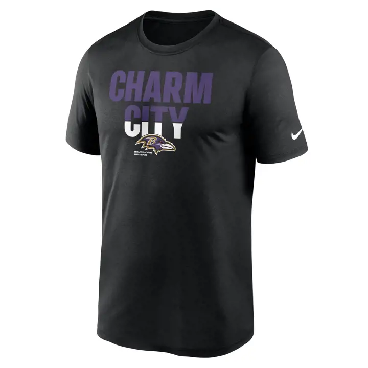 T-shirt NFL Baltimore Ravens Phrase locale 21 BLK