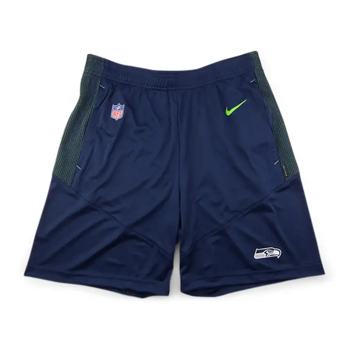 Seattle Seahawks NFL DRY KNIT SHORT 21 BLEU MARINE