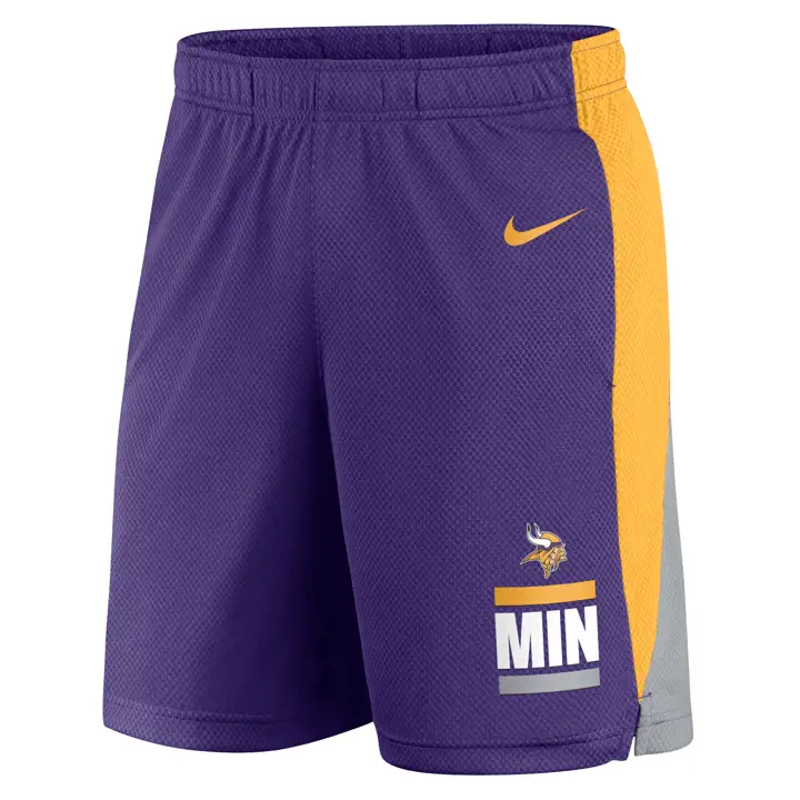 Short de sport à logo Minnesota Vikings NFL Core 21 PUR