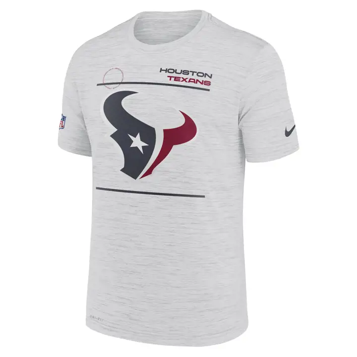 T-SHIRT HOUSTON TEXANS NFL VELOCITY SIDELINE 21 BLANC
