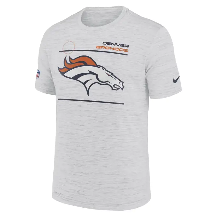 T-shirt NFL Denver Broncos VELOCITY SIDELINE 21 BLANC