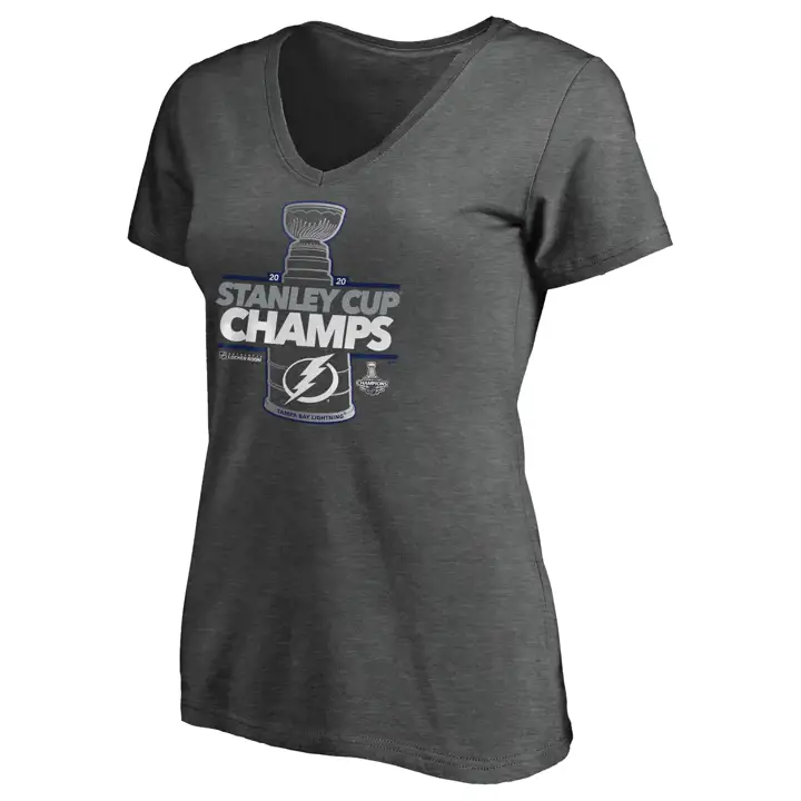 T-shirt Femme Tampa Bay Lightning NHL Champion Coupe Stanley LR 20