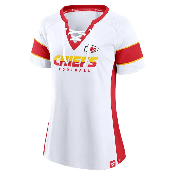 Maillot de football américain NFL Kansas City Chiefs Athena pour femme 21 BLANC/