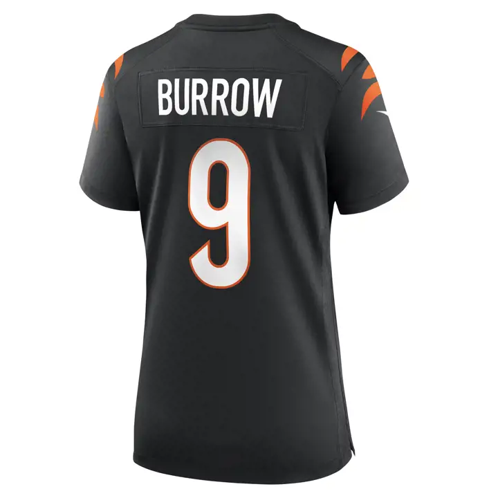 Maillot de match NFL pour femme Cincinnati Bengals Joe Burrow À DÉTERMINER