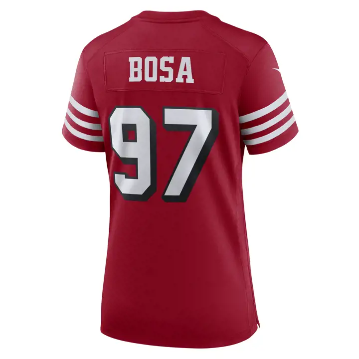 San Francisco 49ers NFL Maillot de match femme Nick Bosa TBD