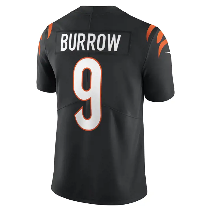 BENGALS NFL Maillot Joe Burrow Vapor Untouchable Édition Limitée noir