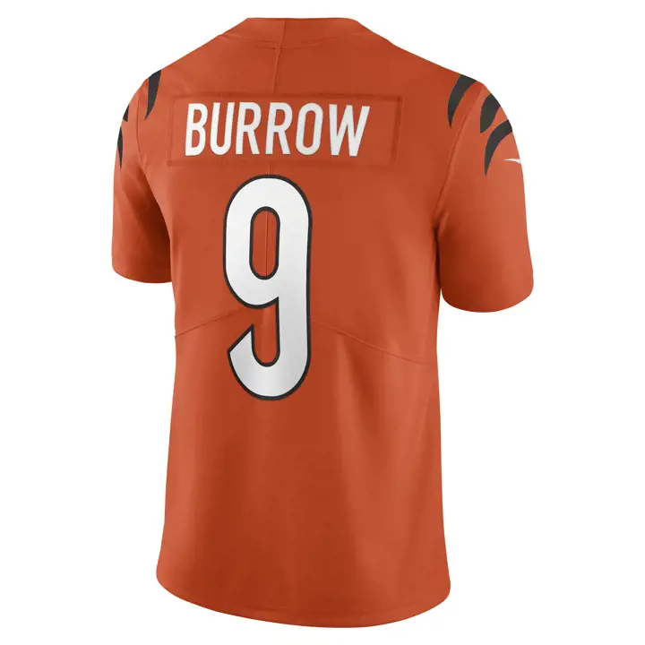 Maillot NFL Bengals Vapor Untouchable édition limitée Joe Burrow orange