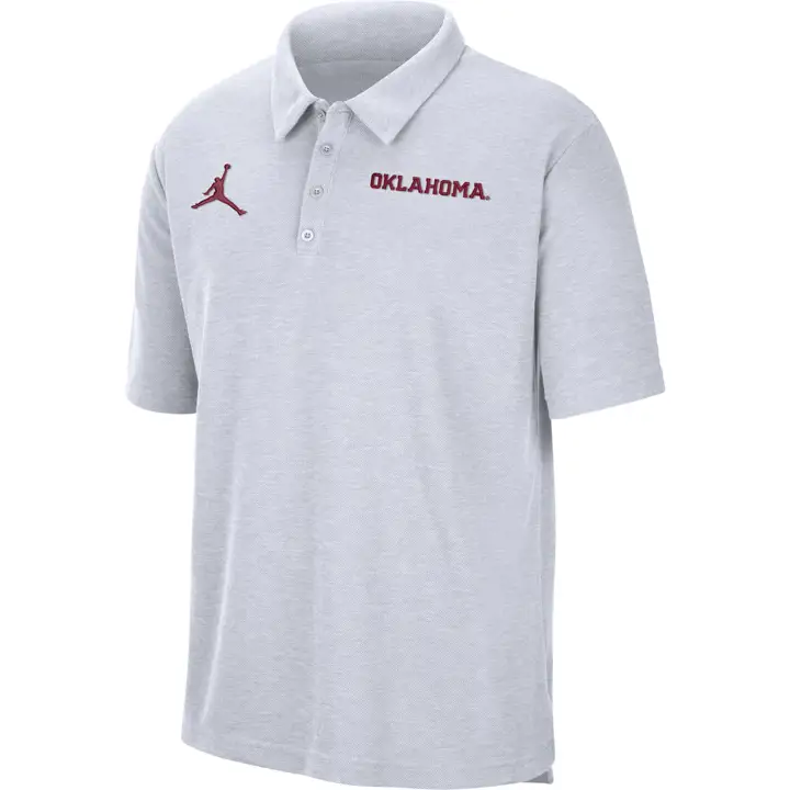 OKLAHOMA SOONERS NCAA Jordan Polo Début de Saison 21 BLA/CRIM