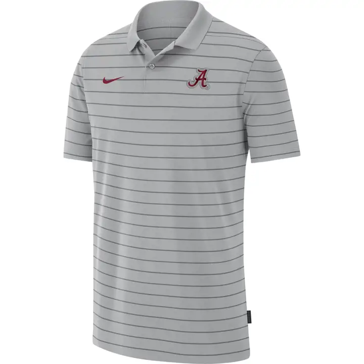 Polo Alabama Crimson Tide NCAA Victoire Entraîneurs 21 ARGENT/CARMIN