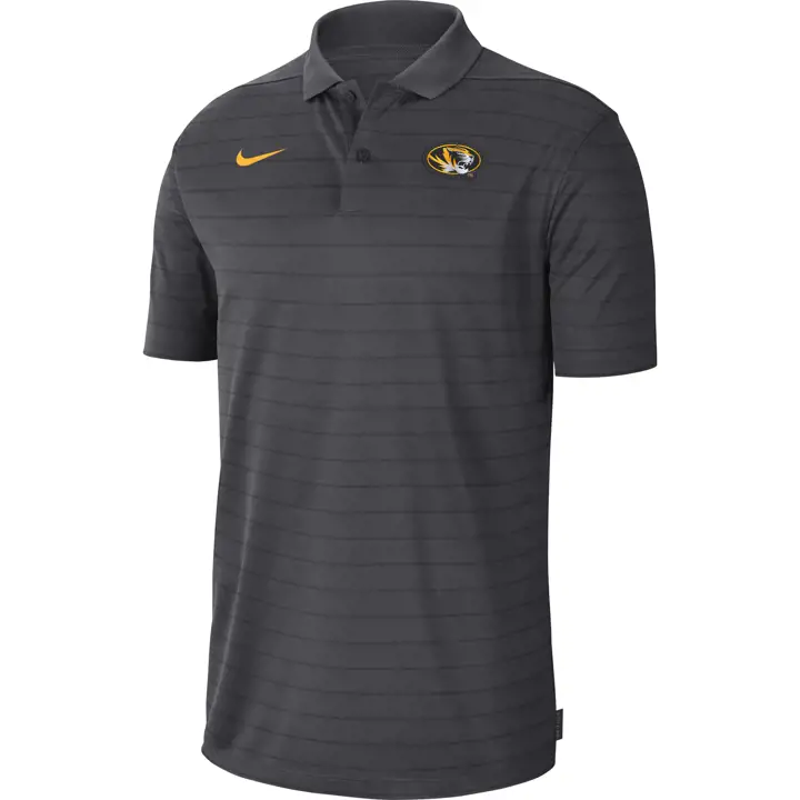 MISSOURI TIGERS NCAA Polo d'entraîneur Victoire 21 ANTHRACITE/GL