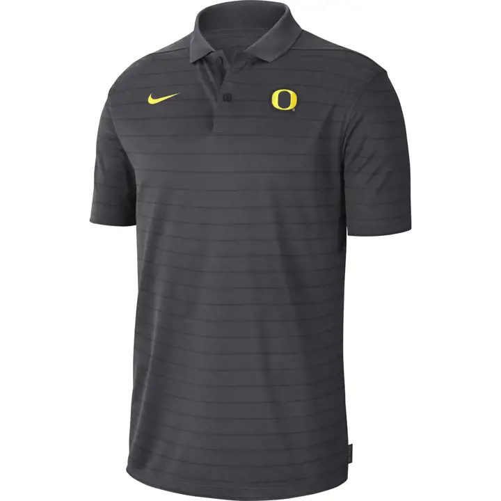 OREGON DUCKS NCAA Polo d'entraîneur Victory 21 ANTHRACITE/YEL