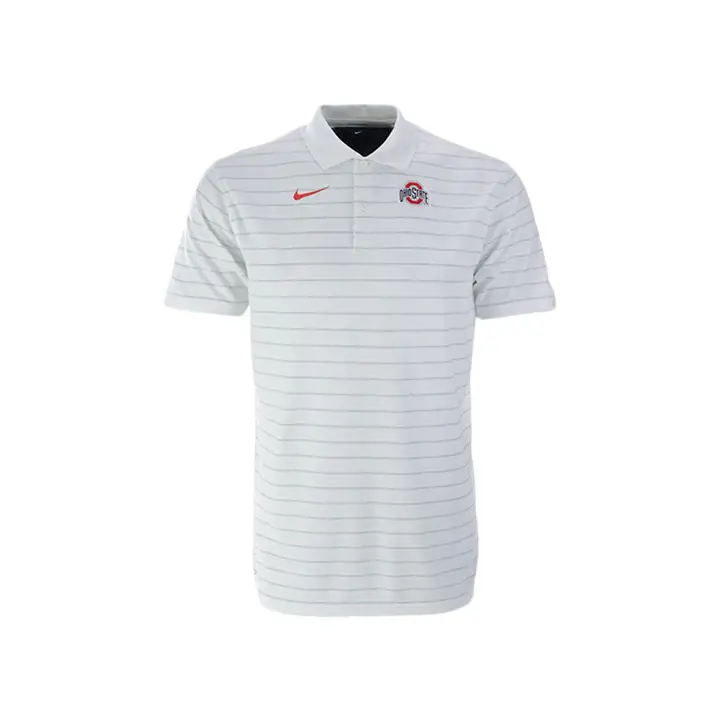 POLO COACH VICTOIRE NCAA OHIO STATE BUCKEYES 21 BLANC/ROUGE