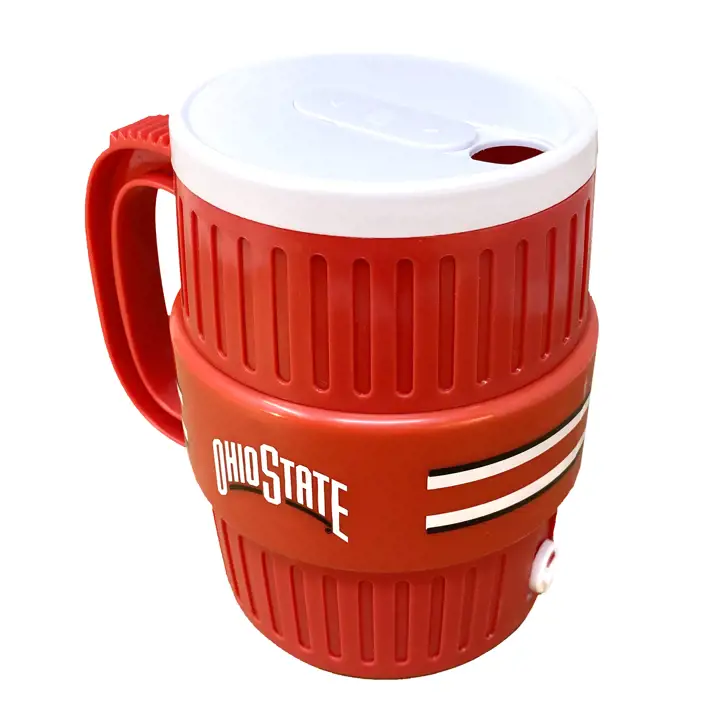 Bocaux de rafraîchissement Buckeyes de l'Ohio State de 1,3 L blancs