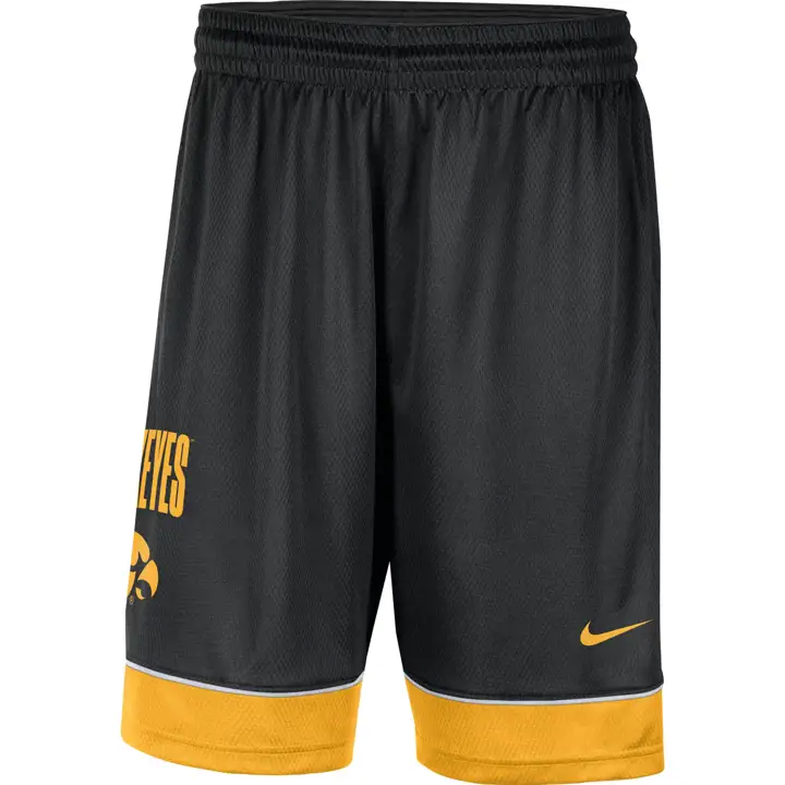 Short IOWA HAWKEYES NCAA Fast Break 21 NOIR/OR/BIA
